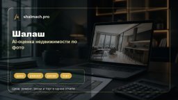 Шалаш запустил AI-оценку недвижимости по фото: сервис считает цену, ремонт, риски и торг