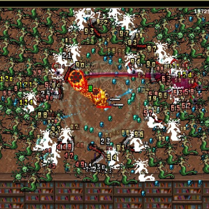 Vampire Survivors — битва с вампирами
