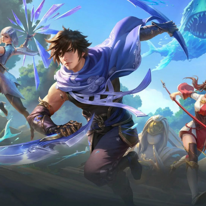 Бой героев в мобильной MOBA Honor of Kings