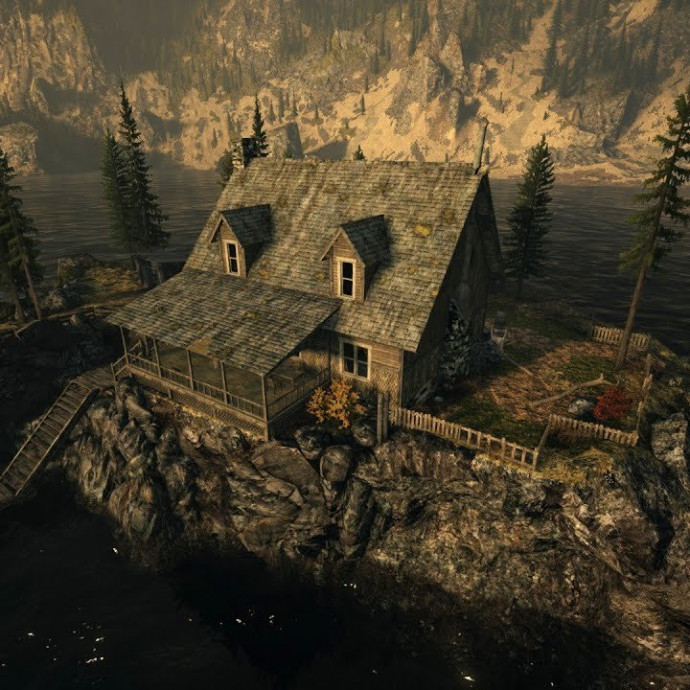 Дом на берегу озера Котёл в Alan Wake 2, где прячется тайник Культа